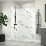 60 in. L x 36 in. W Single Threshold Alcove Shower Pan  in White