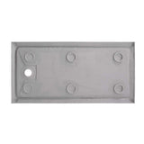 60 in. L x 36 in. W Single Threshold Alcove Shower Pan  in White