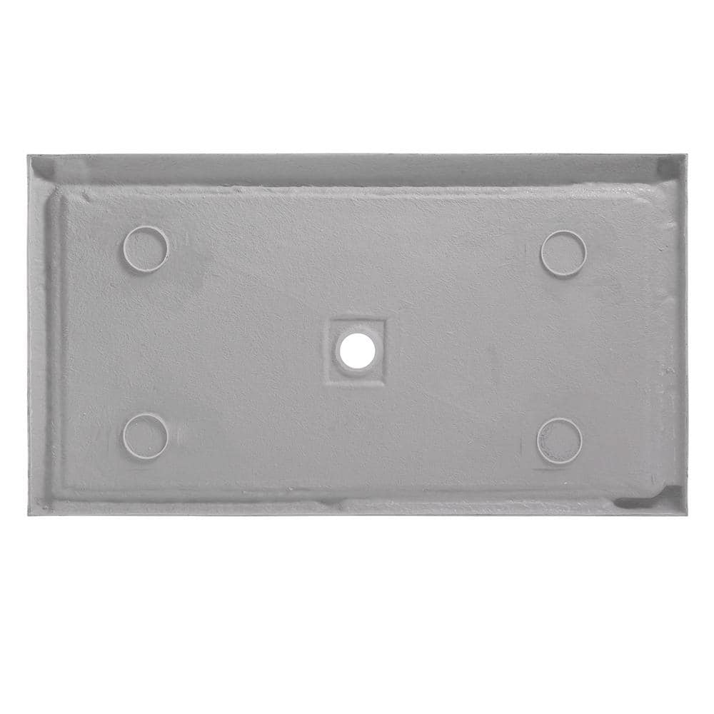 60 in. L x 36 in. W Single Threshold Alcove Shower Pan  in White