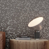 Penny Round Glossy Stainless Steel Mosaic