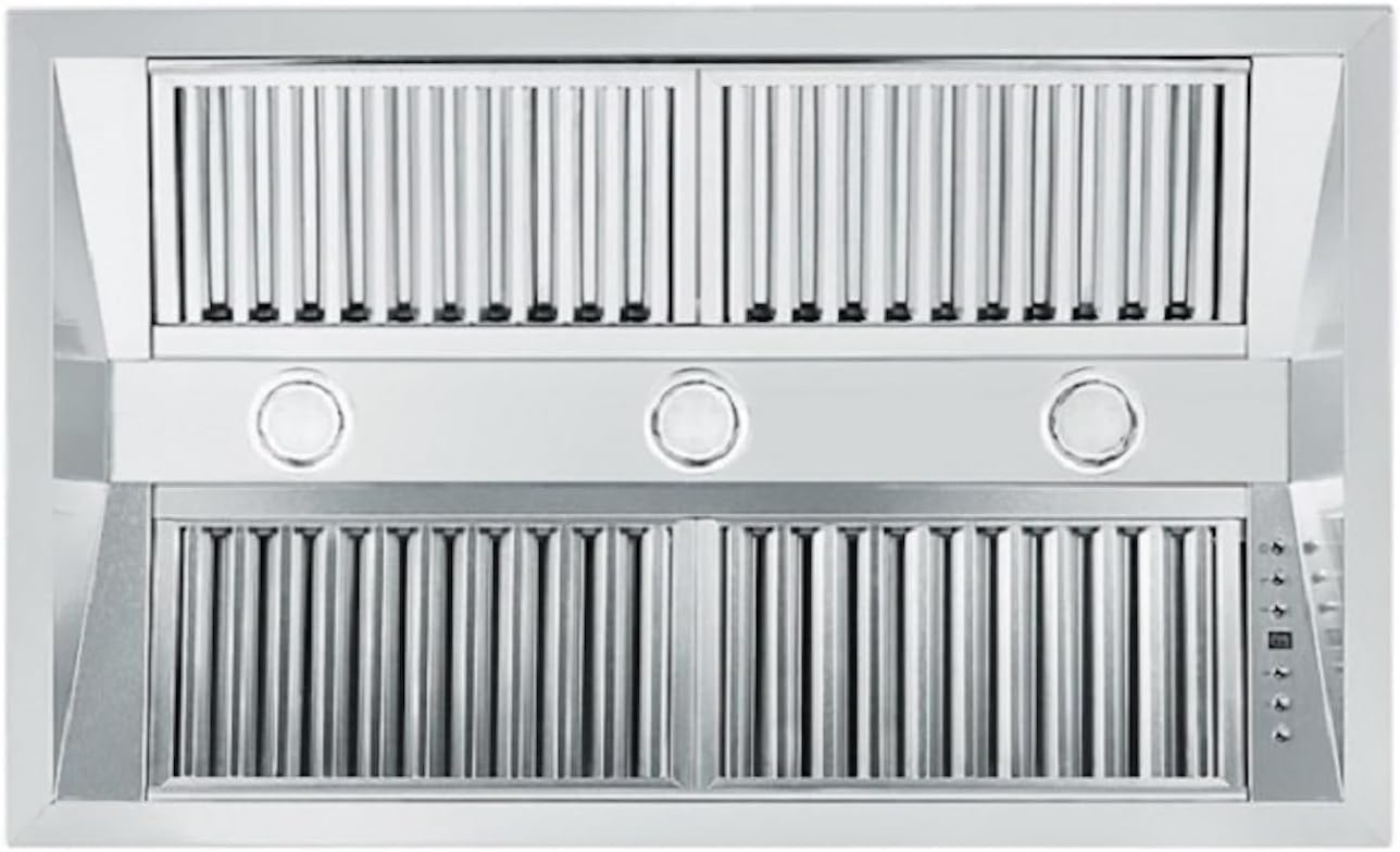 ZLINE 34" Ducted Island Mount Range Hood Insert in Stainless Steel (824i-34)