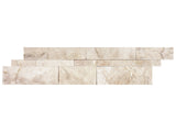 Random Strip Impero Reale Polished Marble Mosaic