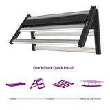 720W Full Spectrum Grow Lamps, 6 Bars, 2.7 μmol/j, Dimmable,  Smart Control System LED Grow Light With Optic Lens