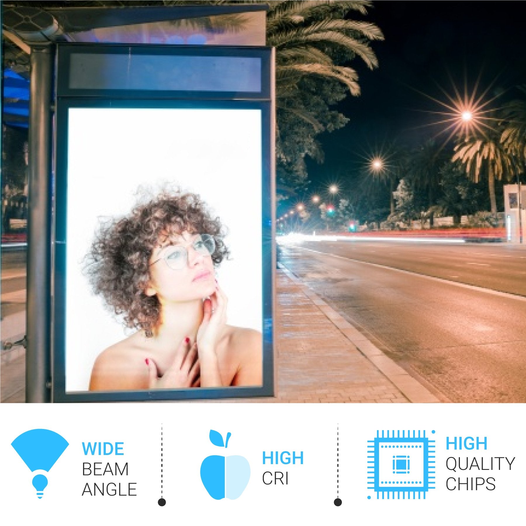 T8 LED Sign Tubes with R17 Base, Work without Ballast, 360 Degree Advertisement Lighting, LED Outdoor Tubes For Double Sided Signs