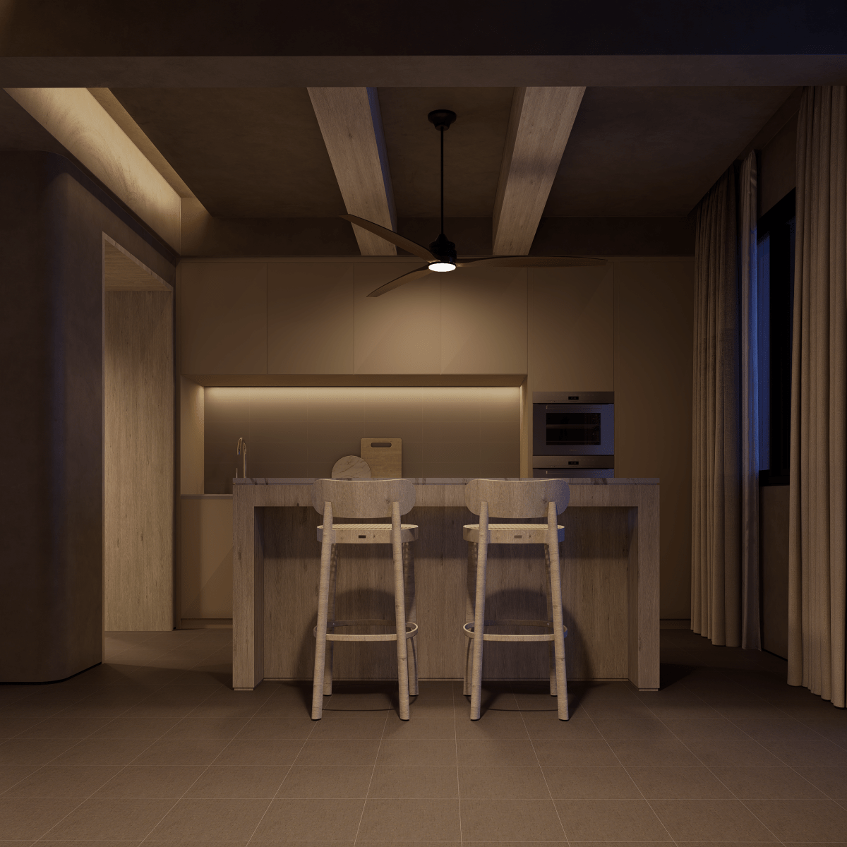 8 X 10 In Cinq Brown Matte Pressed Glazed Ceramic