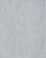 8 X 10 In Cinq Grey Matte Pressed Glazed Ceramic