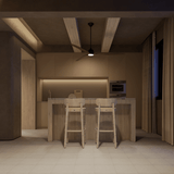 8 X 10 In Cinq Grey Matte Pressed Glazed Ceramic