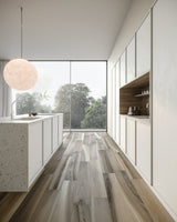 8 X 48 In Amaya Walnut Matte Pressed Glazed Porcelain