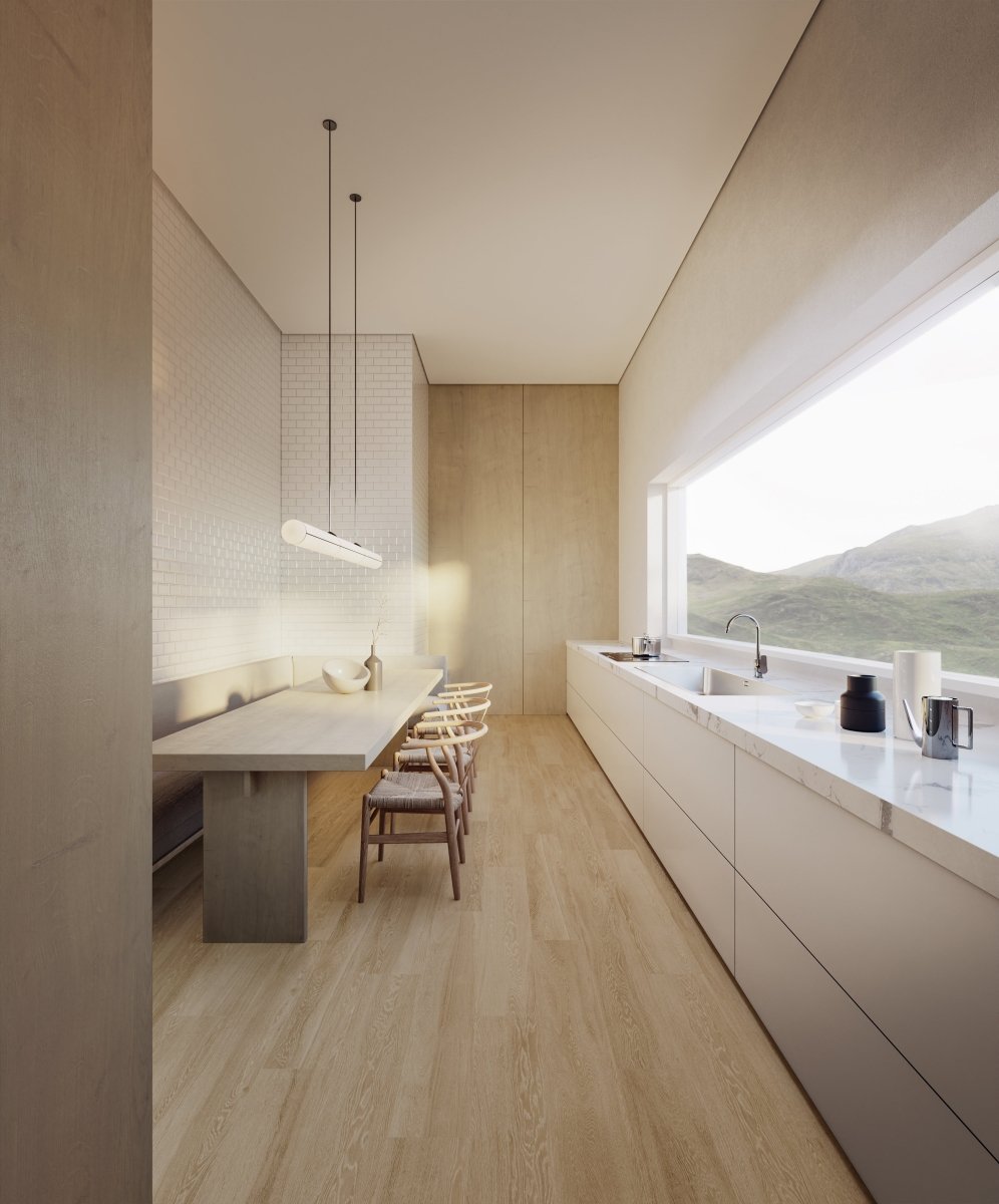 8 X 48 In Aspen Paper Birch Matte Rectified Glazed Porcelain