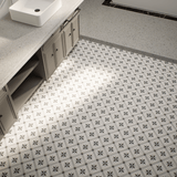 8 X 8 In Compass Form Tide Matte Pressed Glazed Porcelain Tile