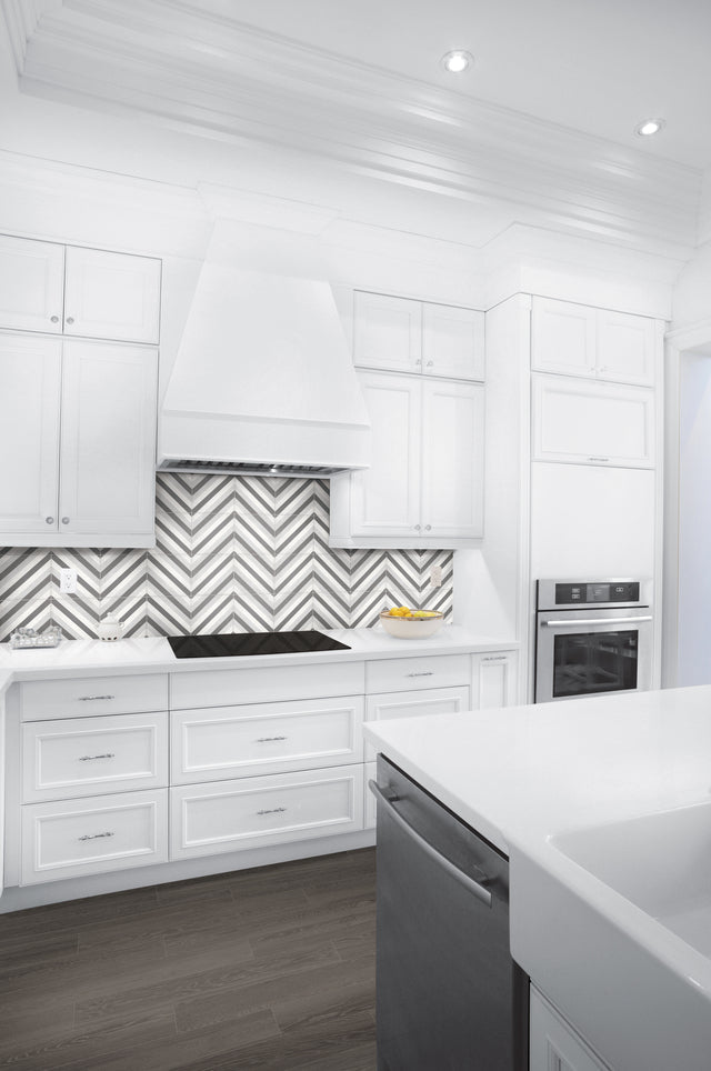 8 X 8 In Form Ice Diamond Matte Pressed Glazed Porcelain Tile