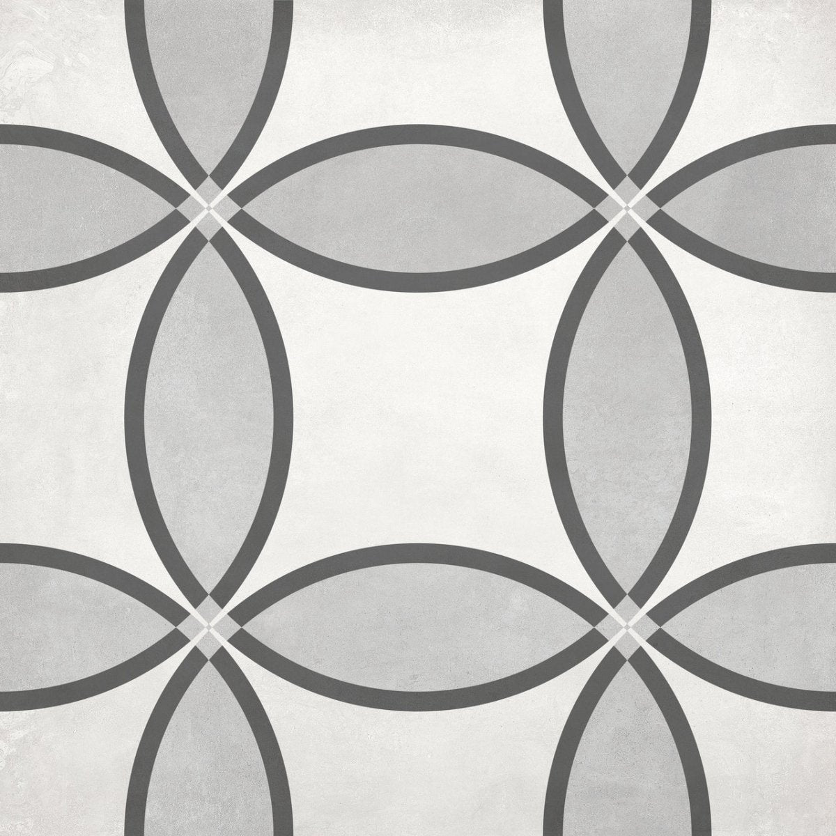 8 X 8 In Form Ice Zenith Matte Pressed Glazed Porcelain