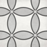 8 X 8 In Form Ice Zenith Matte Pressed Glazed Porcelain