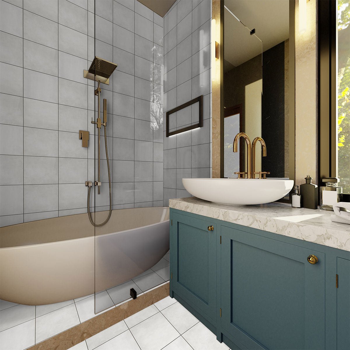 8 X 8 In Form Ivory Matte Pressed Glazed Porcelain