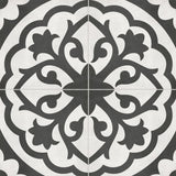 8 x 8 in. Form Monochrome Lotus Matte Pressed Glazed Porcelain Tile