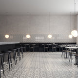 8 x 8 in. Form Monochrome Stellar Matte Pressed Glazed Porcelain Tile