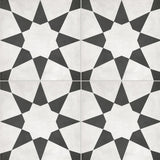 8 x 8 in. Form Monochrome Stellar Matte Pressed Glazed Porcelain Tile