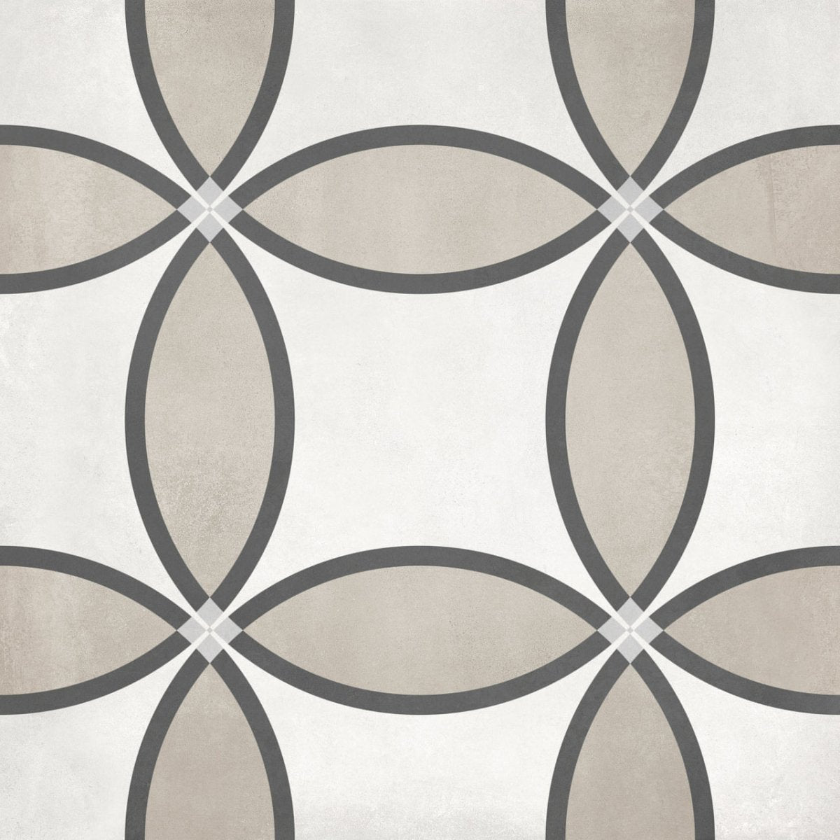 8 X 8 In Form Sand Zenith Matte Pressed Glazed Porcelain Tile