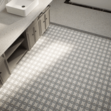 8 X 8 In Form Tide Zenith Matte Pressed Glazed Porcelain