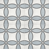 8 X 8 In Form Tide Zenith Matte Pressed Glazed Porcelain