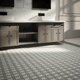8 X 8 In Form Tide Zenith Matte Pressed Glazed Porcelain