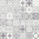 8 X 8 In Marrakesh Grey Matte Pressed Glazed Porcelain