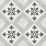 8 X 8 In Northstar Form Ice Matte Pressed Glazed Porcelain