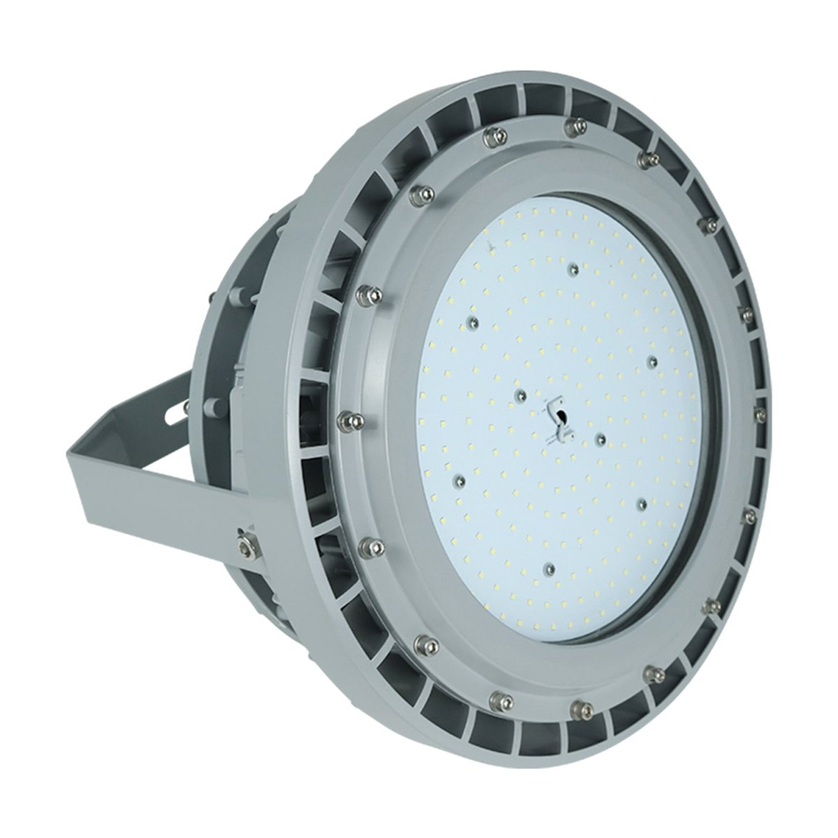 80 Watt LED Explosion Proof Round High Bay Light, C Series, Dimmable, 5000K, 10800LM, AC100-277V, IP66, Hazardous Location Lighting Fixtures