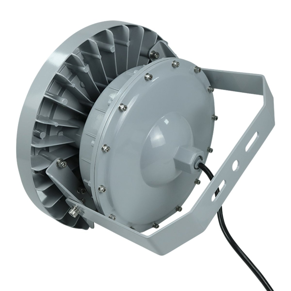 80 Watt LED Explosion Proof Round High Bay Light, C Series, Dimmable, 5000K, 10800LM, AC100-277V, IP66, Hazardous Location Lighting Fixtures