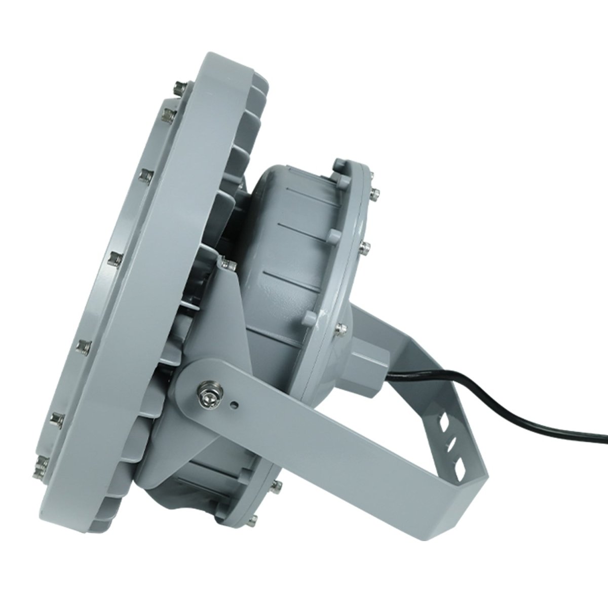 80 Watt LED Explosion Proof Round High Bay Light, C Series, Dimmable, 5000K, 10800LM, AC100-277V, IP66, Hazardous Location Lighting Fixtures