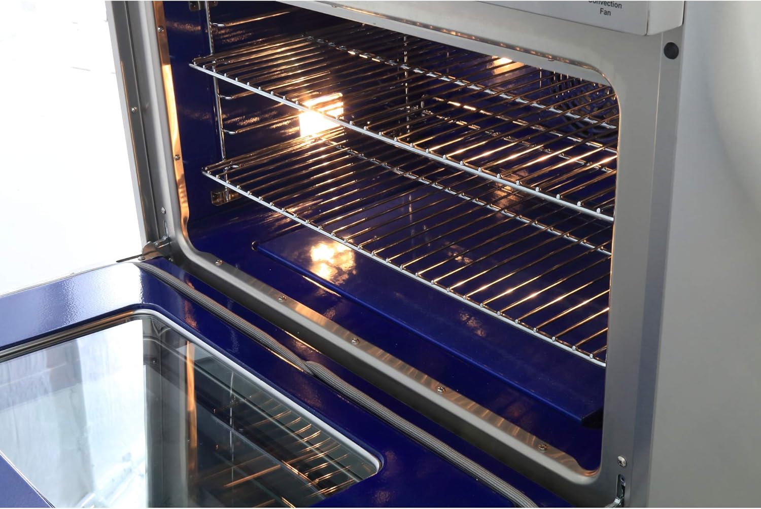 KUCHT Professional 36 in. 5.2 cu. ft. Natural Gas Range with Sealed Burners and Convection Oven in Stainless Steel with Classic Silver Knobs