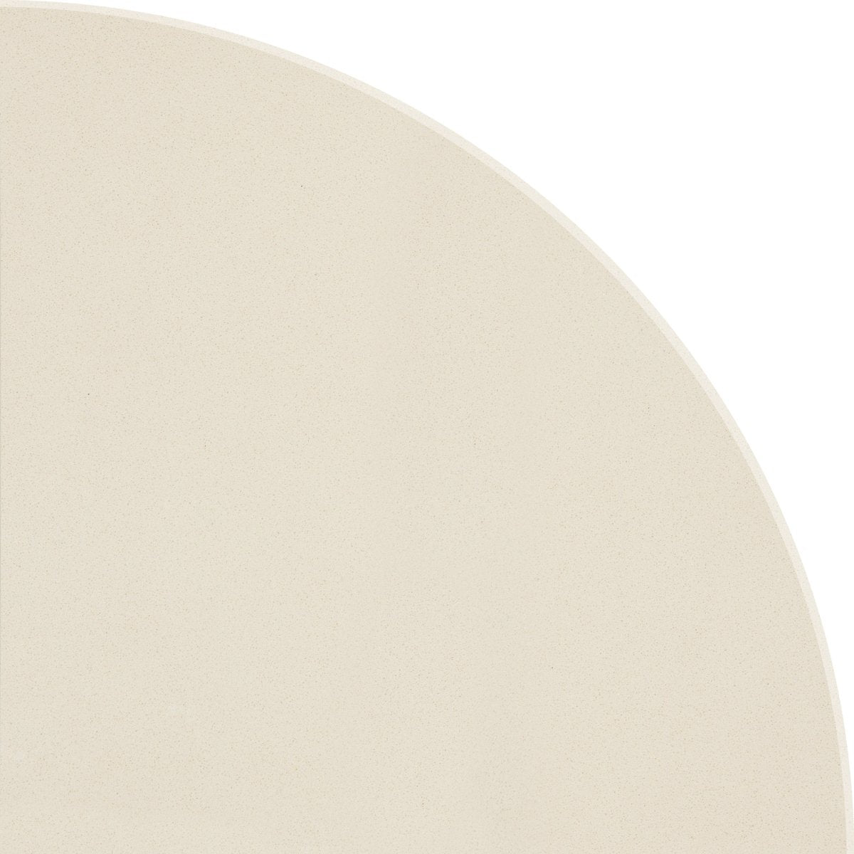 8.9 in. Ivory Marmiline Polished Engineered Stone Corner Shelf