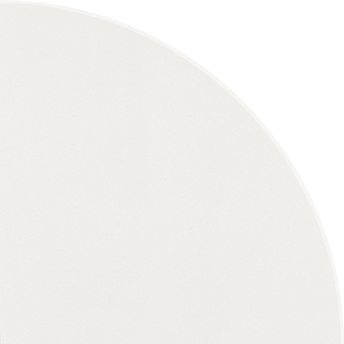 8.9 in. Marmiline Snow Polished Engineered Stone Corner Shelf