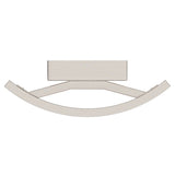 9W LED Wall Sconce Light, 3000K Warm White 500LM 120V Brushed Nickel Finish, ETL Listed, Dimmable, Hallway Light Fixtures