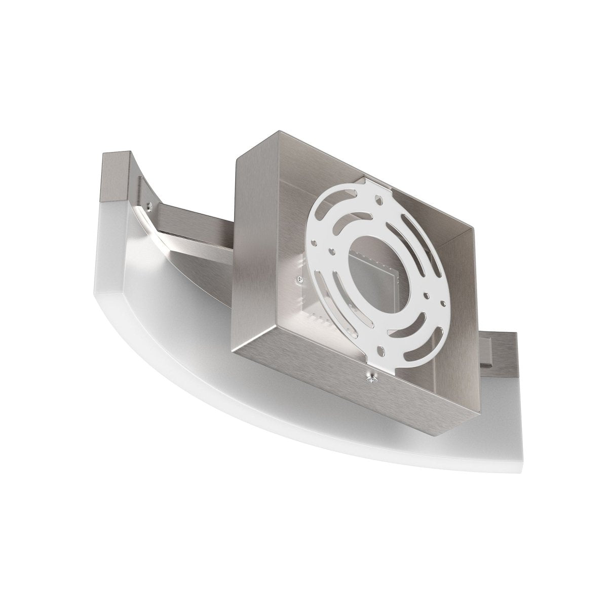 9W LED Wall Sconce Light, 3000K Warm White 500LM 120V Brushed Nickel Finish, ETL Listed, Dimmable, Hallway Light Fixtures
