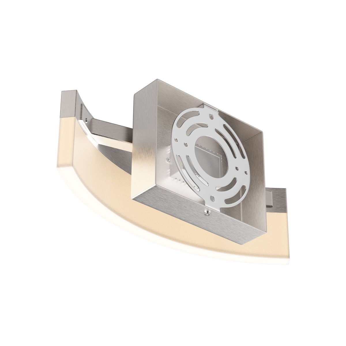 9W LED Wall Sconce Light, 3000K Warm White 500LM 120V Brushed Nickel Finish, ETL Listed, Dimmable, Hallway Light Fixtures