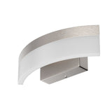 9W LED Wall Sconce Light, 3000K Warm White 500LM 120V Brushed Nickel Finish, ETL Listed, Dimmable, Hallway Light Fixtures