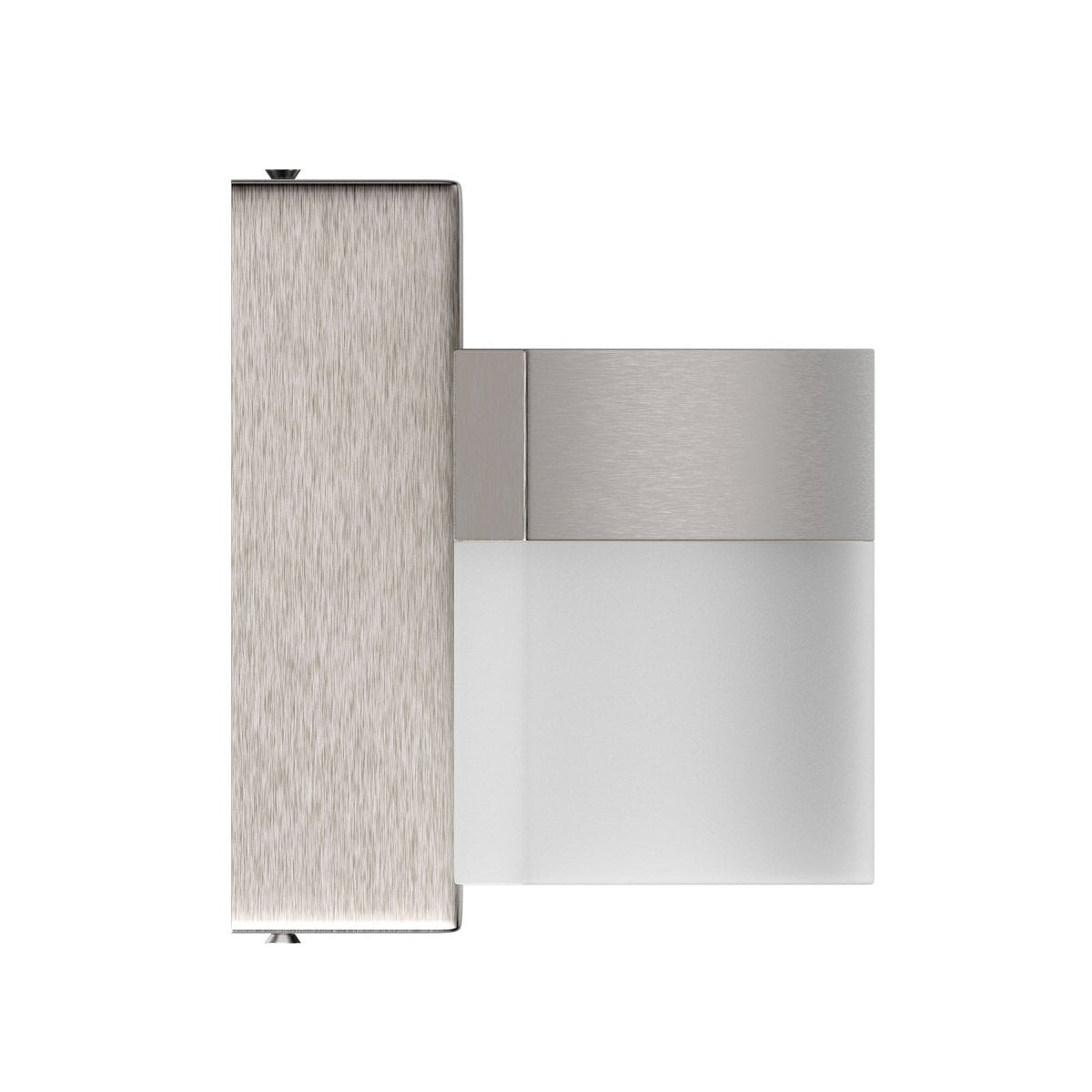 9W LED Wall Sconce Light, 3000K Warm White 500LM 120V Brushed Nickel Finish, ETL Listed, Dimmable, Hallway Light Fixtures