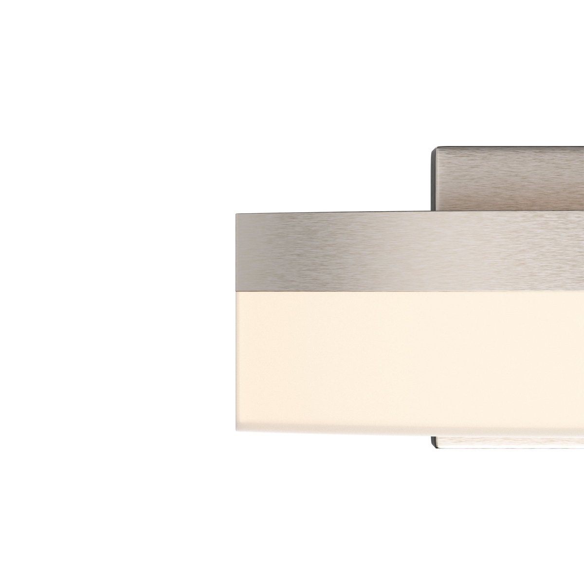 9W LED Wall Sconce Light, 3000K Warm White 500LM 120V Brushed Nickel Finish, ETL Listed, Dimmable, Hallway Light Fixtures