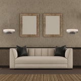 9W LED Wall Sconce Light, 3000K Warm White 500LM 120V Brushed Nickel Finish, ETL Listed, Dimmable, Hallway Light Fixtures