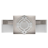9W LED Wall Sconce Light, 3000K Warm White 500LM 120V Brushed Nickel Finish, ETL Listed, Dimmable, Hallway Light Fixtures