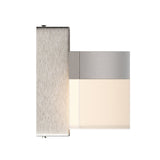 9W LED Wall Sconce Light, 3000K Warm White 500LM 120V Brushed Nickel Finish, ETL Listed, Dimmable, Hallway Light Fixtures