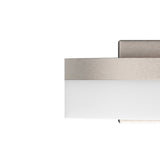 9W LED Wall Sconce Light, 3000K Warm White 500LM 120V Brushed Nickel Finish, ETL Listed, Dimmable, Hallway Light Fixtures