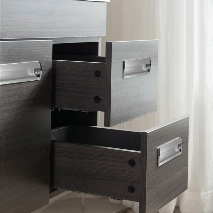 Alpha Floating / Wall Mounted Bathroom Vanity with Acrylic Sink