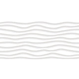 12 x 24 in. Linea White Oblique Glossy Rectified Glazed Ceramic Wall Tile