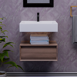 Alysa 24" Floating Bathroom Vanity Set with FLX16 Acrylic Sink