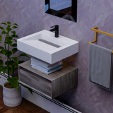 Alysa 24" Floating Bathroom Vanity Set with FLX16 Acrylic Sink