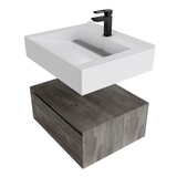 Alysa 24" Floating Bathroom Vanity Set with FLX16 Acrylic Sink