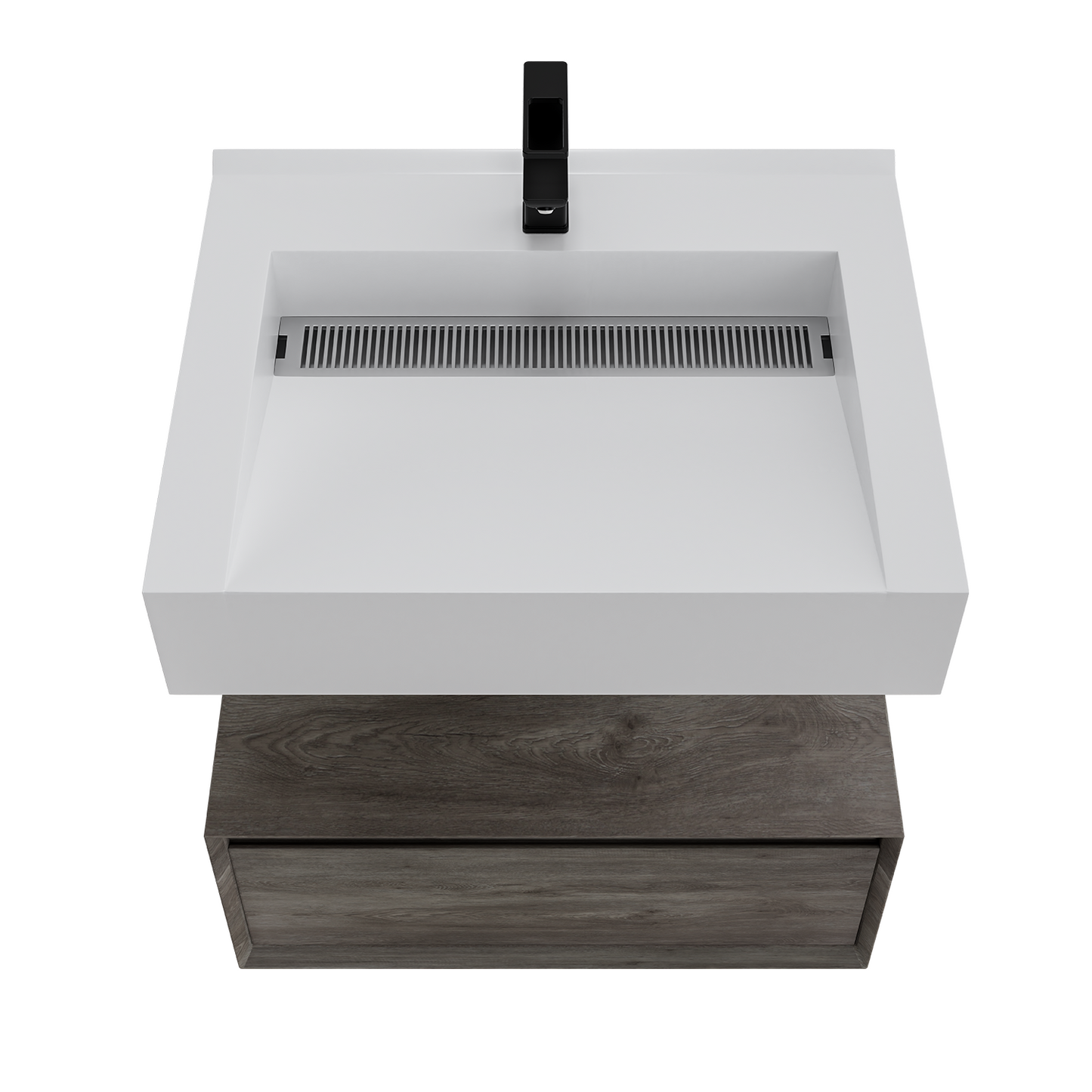 Alysa 24" Floating Bathroom Vanity Set with FLX16 Acrylic Sink