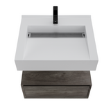 Alysa 24" Floating Bathroom Vanity Set with FLX16 Acrylic Sink